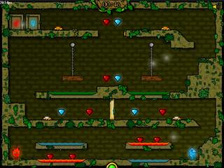 Игра Fireboy and Water Girl in The Forest Temple фото